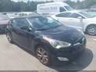 2017 Hyundai Veloster   Черный vin: KMHTC6AD1HU309999
