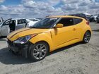 2017 Hyundai Veloster Yellow vin: KMHTC6AD7HU308324