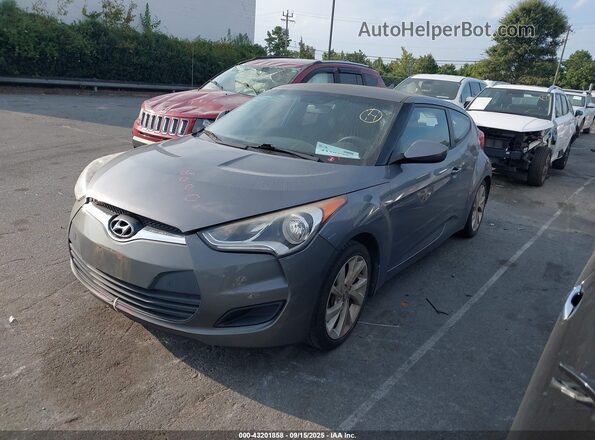 KMHTC6AD8GU248617 2016 HYUNDAI VELOSTER Gray Front left