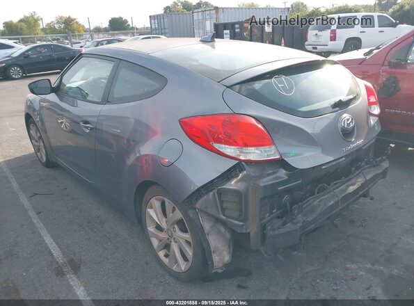 KMHTC6AD8GU248617 2016 HYUNDAI VELOSTER Gray Rear left