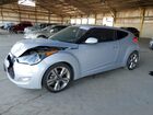 2017 Hyundai Veloster Silver vin: KMHTC6AD9HU320779