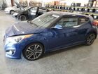 2017 Hyundai Veloster Turbo Blue vin: KMHTC6AE1HU314502