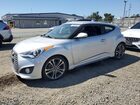 2017 Hyundai Veloster Turbo Silver vin: KMHTC6AE5HU314762
