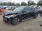 2016 Hyundai Veloster Turbo Black vin: KMHTC6AE9GU281196