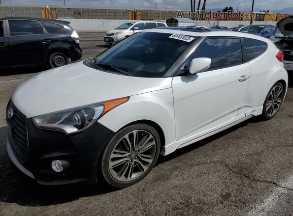 KMHTC6AEXGU286679 2016 HYUNDAI VELOSTER White Przód lewy