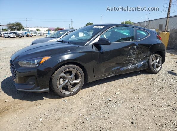KMHTG6AF3MU032806 2021 HYUNDAI VELOSTER Black წინა მარცხენა ხედი სამი მეოთხედიდან