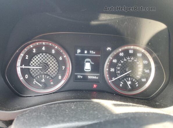 KMHTG6AF3MU032806 2021 HYUNDAI VELOSTER Black ხელსაწყოთა პანელის ხედი