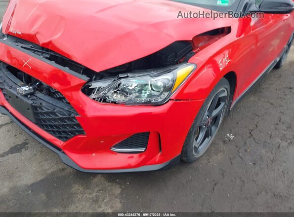KMHTH6AB0LU031119 2020 HYUNDAI VELOSTER Красный Вид спереди