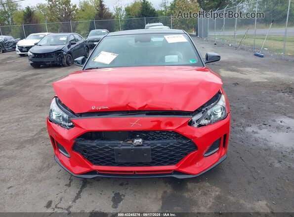 KMHTH6AB0LU031119 2020 HYUNDAI VELOSTER Красный Вид щитка приборов