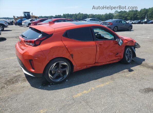 KMHTH6AB2LU030943 2020 HYUNDAI VELOSTER Orange Задня права чверть