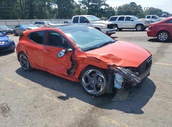 KMHTH6AB2LU030943 2020 HYUNDAI VELOSTER Orange Передня права чверть