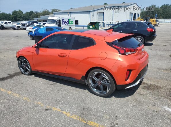 KMHTH6AB2LU030943 2020 HYUNDAI VELOSTER Orange Задня ліва чверть