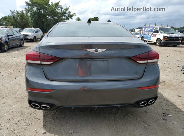 KMTFN4JB0LU334899 2020 GENESIS G80 Gray Вид ззаду
