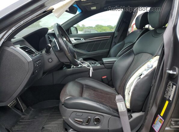 KMTFN4JB0LU334899 2020 GENESIS G80 Gray Вид салону спереду
