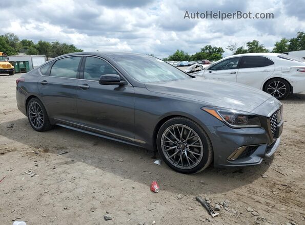 KMTFN4JB0LU334899 2020 GENESIS G80 Gray Передня права чверть