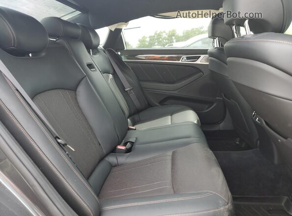 KMTFN4JB0LU334899 2020 GENESIS G80 Gray Вид задніх сидінь