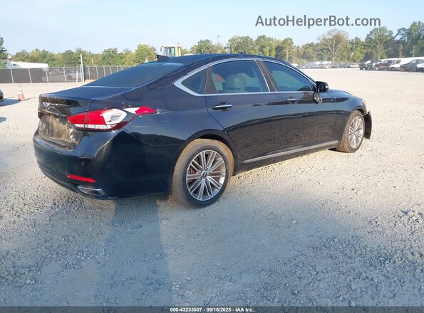 KMTFN4JE7LU337194 2020 GENESIS G80 Черный Задняя правая четверть