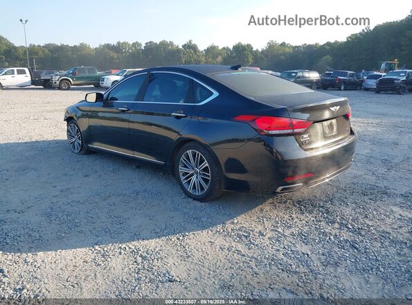 KMTFN4JE7LU337194 2020 GENESIS G80 Черный Задняя левая четверть