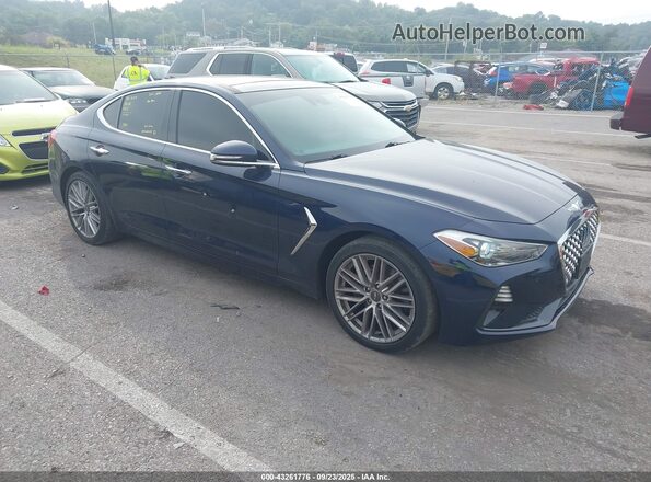 KMTG34LA2LU049152 2020 GENESIS G70 Blue Front right