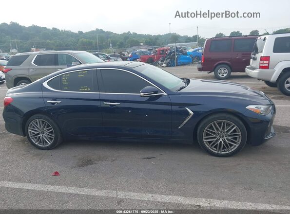 KMTG34LA2LU049152 2020 GENESIS G70 Blue 360 interior view