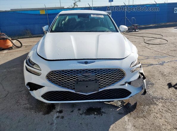 KMTG34SC2SU148216 2025 GENESIS G70 Белый Вид спереди
