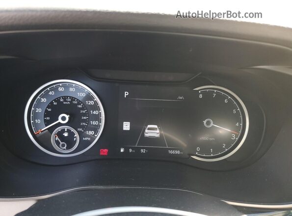 KMTG34SC2SU153626 2025 GENESIS G70 Gray Սարքավորումների վահանակի տեսք