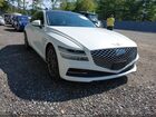 2021 Genesis G80 3.5t Awd White vin: KMTGC4SD7MU048611