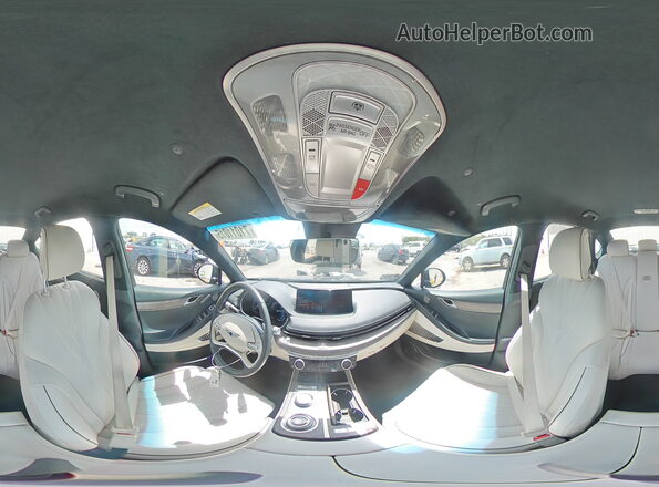 KMTGE4S13PU003685 2023 GENESIS G80 Синий Панорамный вид салона 360°