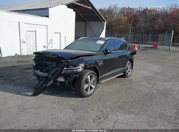 KMUHCESC5PU109066 2023 GENESIS GV80 Черный Передняя левая четверть