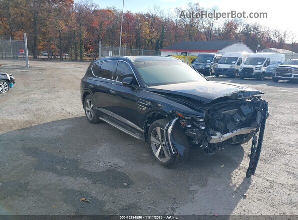 KMUHCESC5PU109066 2023 GENESIS GV80 Черный Передняя правая четверть