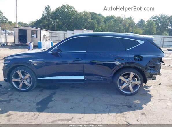 KMUHCESC6MU047091 2021 GENESIS GV80 Dark Blue Vista interior trasera