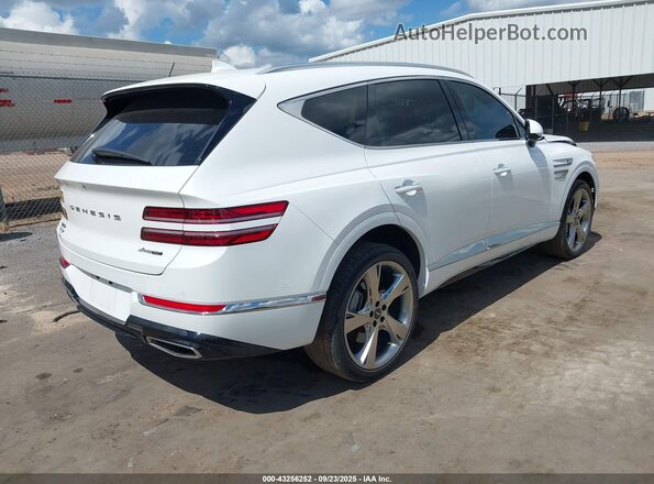 KMUHCESC6RU181543 2024 GENESIS GV80 Белый Задняя правая четверть