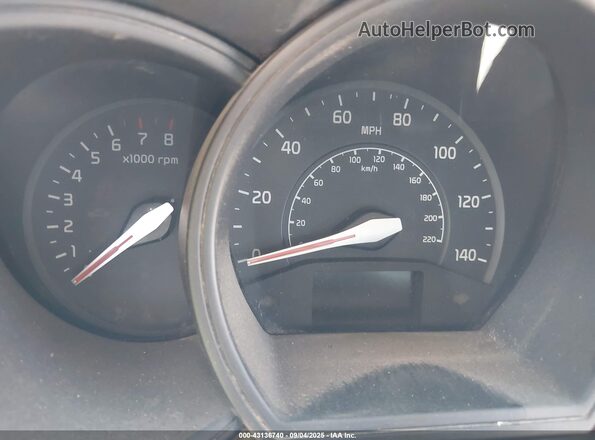 KNADM4A39H6049192 2017 KIA RIO Red Հետևի նստատեղերի տեսք