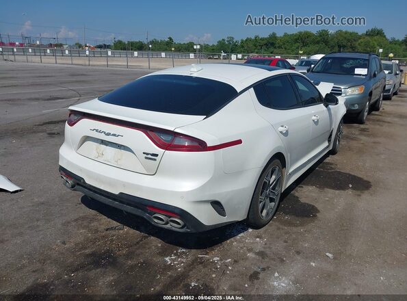 KNAE15LA9M6088728 2021 KIA STINGER Белый Задняя правая четверть