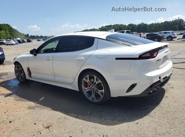 KNAE35LC8L6077391 2020 KIA STINGER Белый Задняя левая четверть