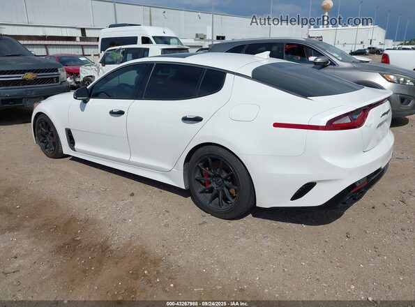 KNAE45LC6M6089750 2021 KIA STINGER Белый Задняя левая четверть