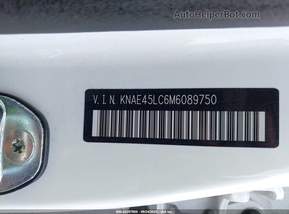 KNAE45LC6M6089750 2021 KIA STINGER Белый Вид подкапотного пространства