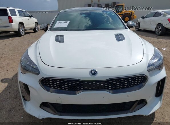 KNAE45LC6M6089750 2021 KIA STINGER Белый Вид задней части салона