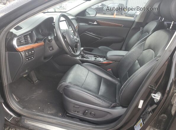 KNALC4J12H5088077 2017 KIA CADENZA Black Սալոնի դիմացի տեսք