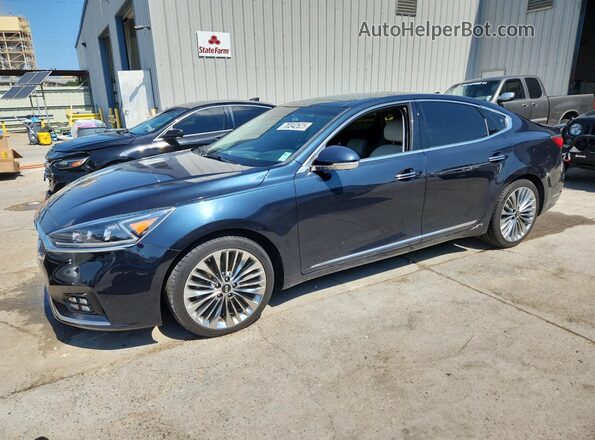 KNALC4J17H5060730 2017 KIA CADENZA Blue Front left