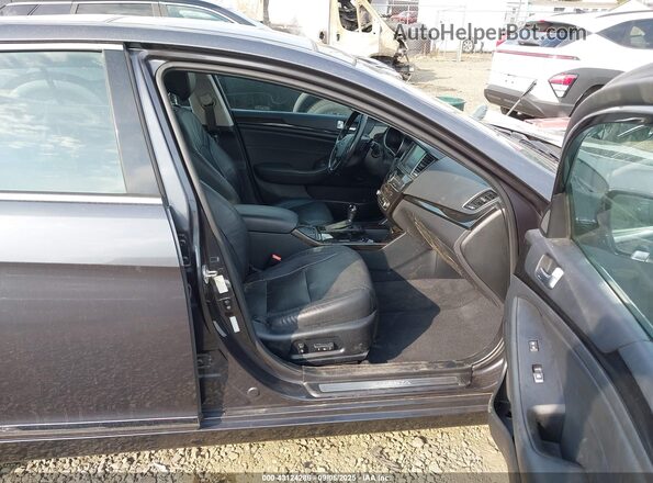 KNALN4D72G5212678 2016 KIA CADENZA Серый Вид салона спереди