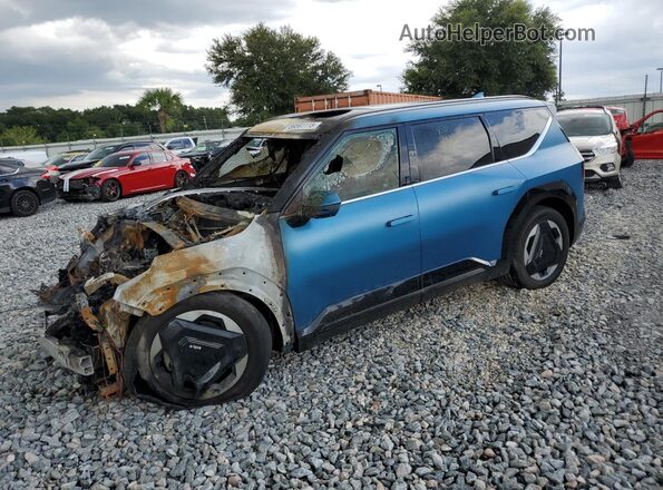 KNDADFS5XR6035790 2024 KIA EV9 Синий Передняя левая четверть