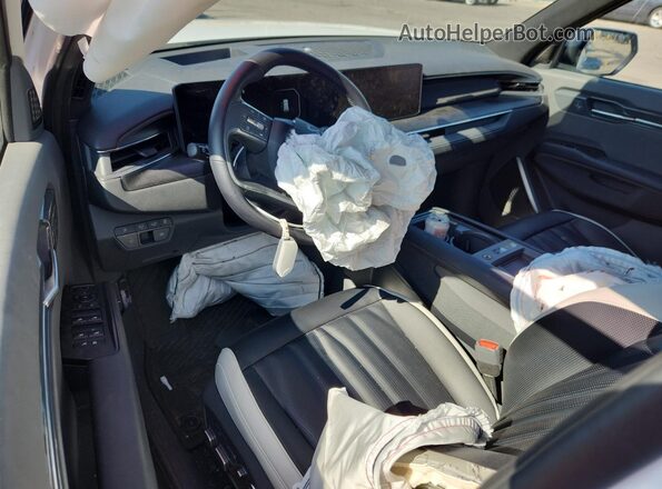 KNDAEFS54R6022658 2024 KIA EV9 White Vista del salpicadero