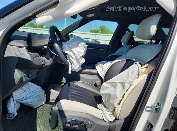 KNDAEFS54R6022658 2024 KIA EV9 White Vista interior delantera