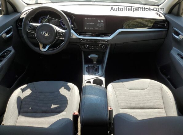 KNDCB3LC2L5397765 2020 KIA NIRO Blue Dashboard view