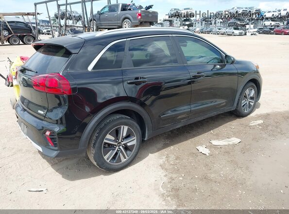 KNDCB3LC6M5468404 2021 KIA NIRO Черный Задняя правая четверть
