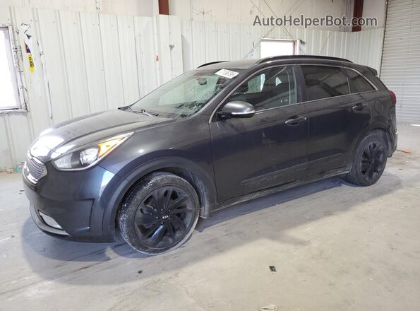 KNDCC3LC8K5222268 2019 KIA NIRO Charcoal Vista tres cuartos delantera izquierda