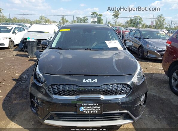 KNDCM3LD5N5502286 2022 KIA NIRO PLUG-IN HYBRID Черный Вид задней части салона