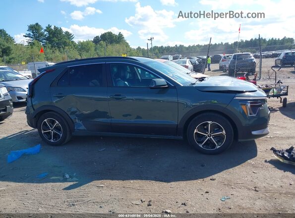 KNDCS3LF6P5100464 2023 KIA NIRO PLUG-IN HYBRID Green Widok wnętrza z tyłu