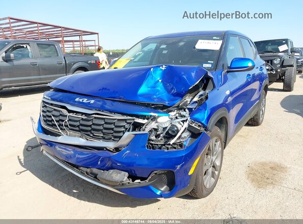 KNDEPCAA4P7370671 2023 KIA SELTOS Синий Передняя левая четверть